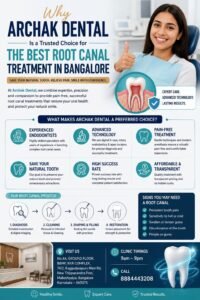Why Archak Dental Is a Trusted Choice for the Best Root Canal Treatment in Bangalore